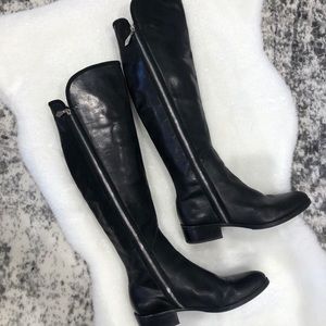 Donald J. Pilner Leather Knee-high boots